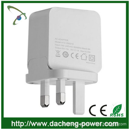High quality uk travel adapter with usb port 5V 3.4A